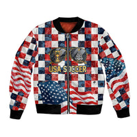 USA Soccer Summer Christmas In July Bomber Jacket Summer Santa World Football 2026
