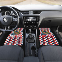 USA Soccer Summer Christmas In July Car Mats Summer Santa World Football 2026