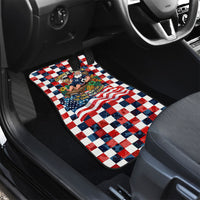 USA Soccer Summer Christmas In July Car Mats Summer Santa World Football 2026