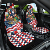 USA Soccer Summer Christmas In July Car Seat Cover Summer Santa World Football 2026