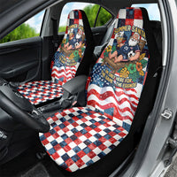 USA Soccer Summer Christmas In July Car Seat Cover Summer Santa World Football 2026