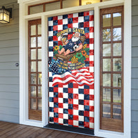 USA Soccer Summer Christmas In July Door Cover Summer Santa World Football 2026