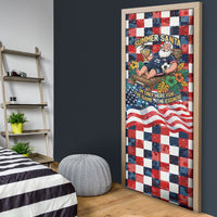 USA Soccer Summer Christmas In July Door Cover Summer Santa World Football 2026