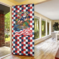 USA Soccer Summer Christmas In July Door Cover Summer Santa World Football 2026