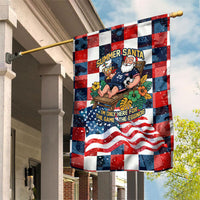USA Soccer Summer Christmas In July Garden Flag Summer Santa World Football 2026