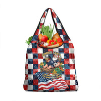 USA Soccer Summer Christmas In July Grocery Bag Summer Santa World Football 2026