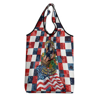 USA Soccer Summer Christmas In July Grocery Bag Summer Santa World Football 2026