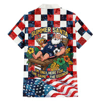 USA Soccer Summer Christmas In July Hawaiian Shirt Summer Santa World Football 2026