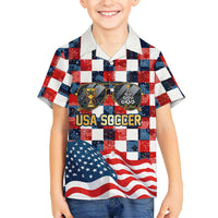USA Soccer Summer Christmas In July Hawaiian Shirt Summer Santa World Football 2026