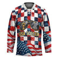 USA Soccer Summer Christmas In July Hockey Jersey Summer Santa World Football 2026