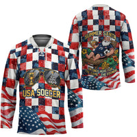 USA Soccer Summer Christmas In July Hockey Jersey Summer Santa World Football 2026