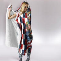 USA Soccer Summer Christmas In July Hooded Blanket Summer Santa World Football 2026