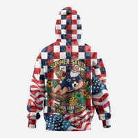 USA Soccer Summer Christmas In July Hoodie Summer Santa World Football 2026