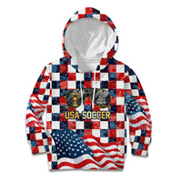 USA Soccer Summer Christmas In July Kid Hoodie Summer Santa World Football 2026