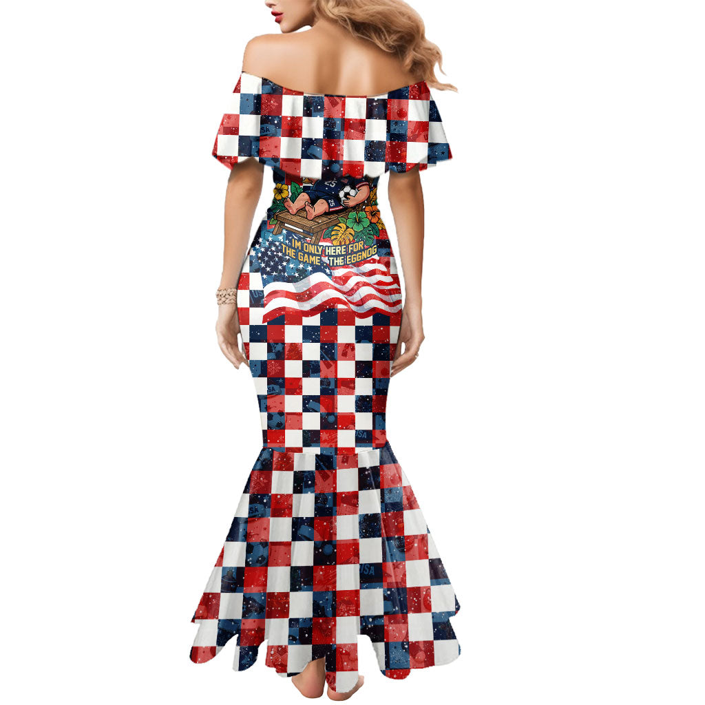 USA Soccer Summer Christmas In July Mermaid Dress Summer Santa World Football 2026