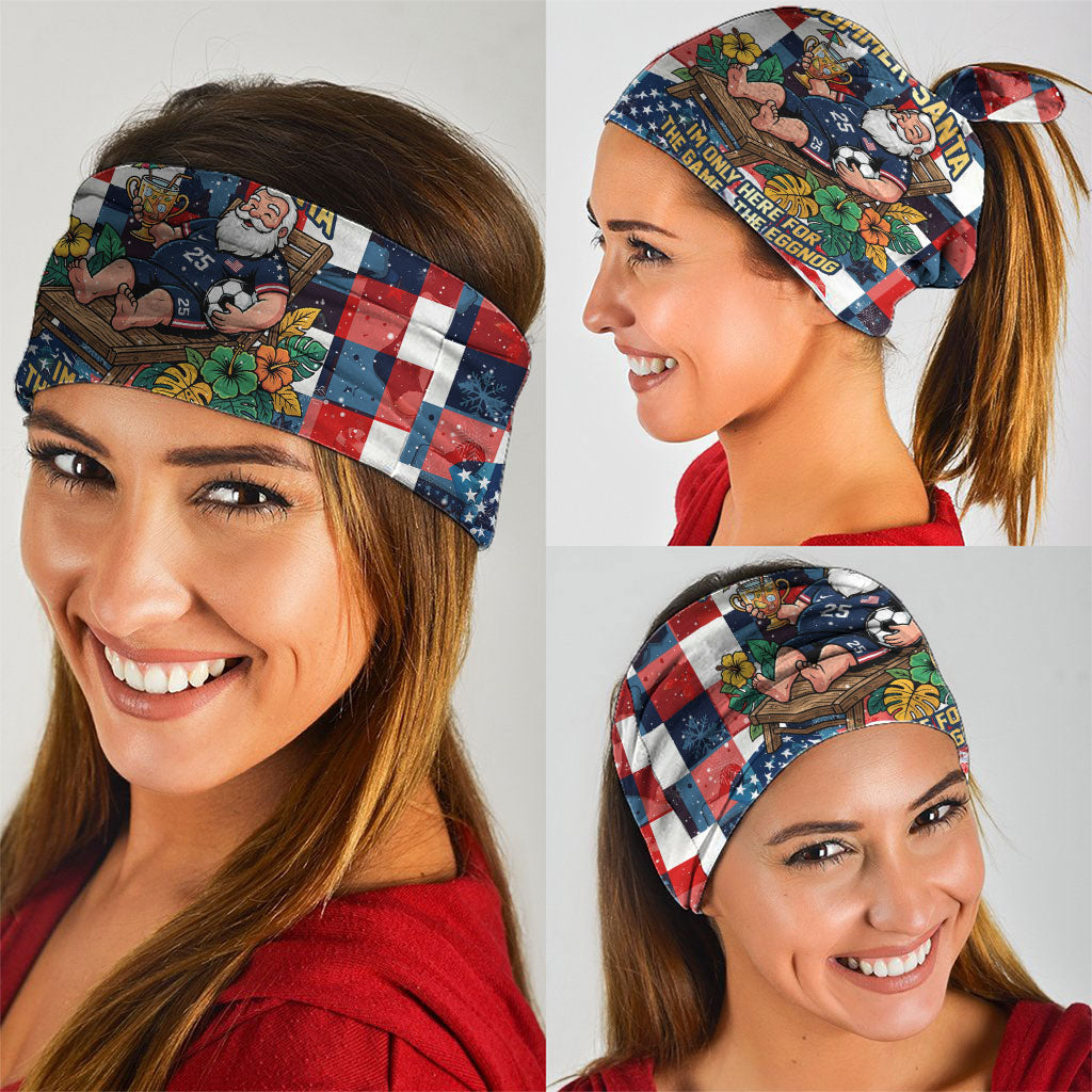 USA Soccer Summer Christmas In July Neck Gaiter Summer Santa World Football 2026