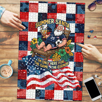 USA Soccer Summer Christmas In July Puzzle Summer Santa World Football 2026