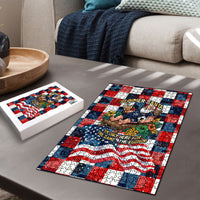 USA Soccer Summer Christmas In July Puzzle Summer Santa World Football 2026