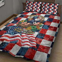 USA Soccer Summer Christmas In July Quilt Bed Set Summer Santa World Football 2026