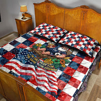 USA Soccer Summer Christmas In July Quilt Bed Set Summer Santa World Football 2026