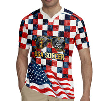 USA Soccer Summer Christmas In July Rugby Jersey Summer Santa World Football 2026