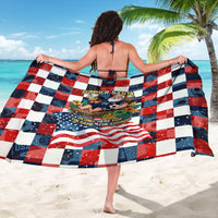 USA Soccer Summer Christmas In July Sarong Summer Santa World Football 2026