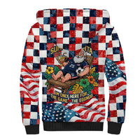 USA Soccer Summer Christmas In July Sherpa Hoodie Summer Santa World Football 2026