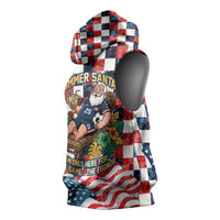 USA Soccer Summer Christmas In July Sleeveless Hoodie Summer Santa World Football 2026
