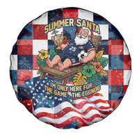USA Soccer Summer Christmas In July Spare Tire Cover Summer Santa World Football 2026