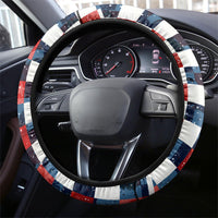 USA Soccer Summer Christmas In July Steering Wheel Cover Summer Santa World Football 2026