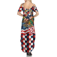 USA Soccer Summer Christmas In July Summer Maxi Dress Summer Santa World Football 2026