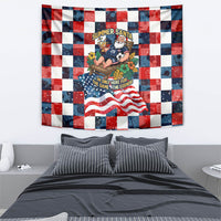 USA Soccer Summer Christmas In July Tapestry Summer Santa World Football 2026