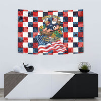 USA Soccer Summer Christmas In July Tapestry Summer Santa World Football 2026