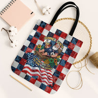 USA Soccer Summer Christmas In July Tote Bag Summer Santa World Football 2026