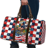 USA Soccer Summer Christmas In July Travel Bag Summer Santa World Football 2026