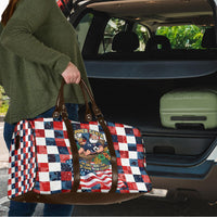 USA Soccer Summer Christmas In July Travel Bag Summer Santa World Football 2026