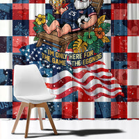 USA Soccer Summer Christmas In July Window Curtain Summer Santa World Football 2026