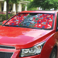 Christmas In July USA Soccer Auto Sun Shade Surfing Santa Flamingo Summer Watermelon