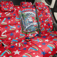 Christmas In July USA Soccer Back Car Seat Cover Surfing Santa Flamingo Summer Watermelon