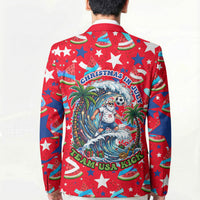 Christmas In July USA Soccer Blazer Surfing Santa Flamingo Summer Watermelon