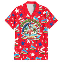 Christmas In July USA Soccer Hawaiian Shirt Surfing Santa Flamingo Summer Watermelon