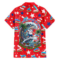Christmas In July USA Soccer Hawaiian Shirt Surfing Santa Flamingo Summer Watermelon