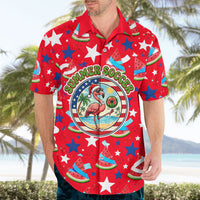 Christmas In July USA Soccer Hawaiian Shirt Surfing Santa Flamingo Summer Watermelon