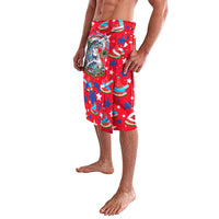 Christmas In July USA Soccer Lavalava Surfing Santa Flamingo Summer Watermelon