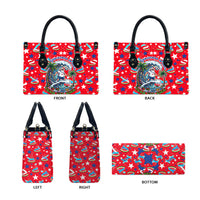 Christmas In July USA Soccer Leather Bag Surfing Santa Flamingo Summer Watermelon