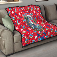 Christmas In July USA Soccer Quilt Surfing Santa Flamingo Summer Watermelon