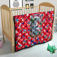 Christmas In July USA Soccer Quilt Surfing Santa Flamingo Summer Watermelon