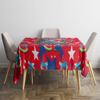 Christmas In July USA Soccer Tablecloth Surfing Santa Flamingo Summer Watermelon