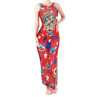 Christmas In July USA Soccer Tank Maxi Dress Surfing Santa Flamingo Summer Watermelon