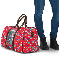 Christmas In July USA Soccer Travel Bag Surfing Santa Flamingo Summer Watermelon